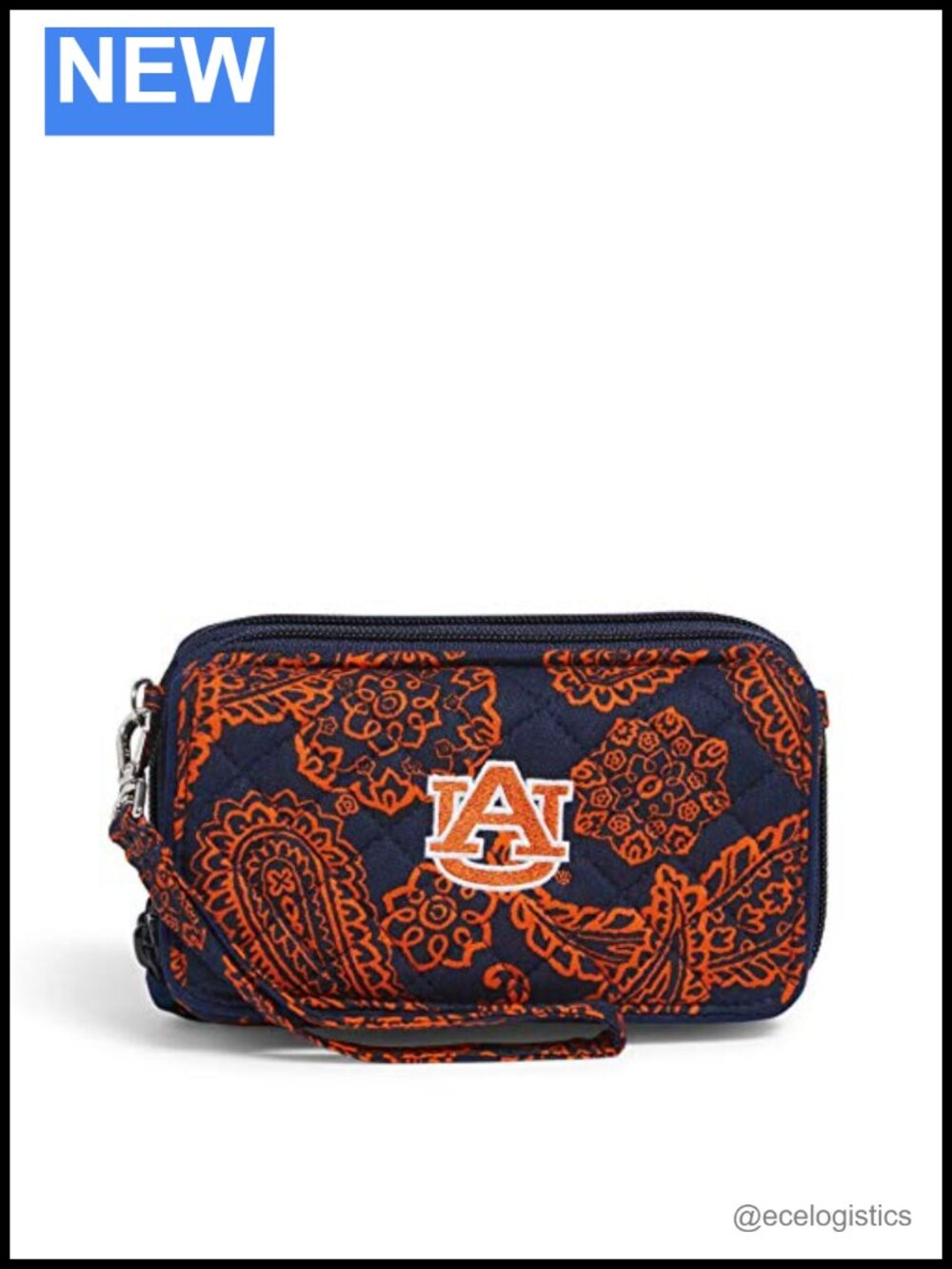 Quilted Cotton RFID Crossbody Purse with Wristlet Strap
